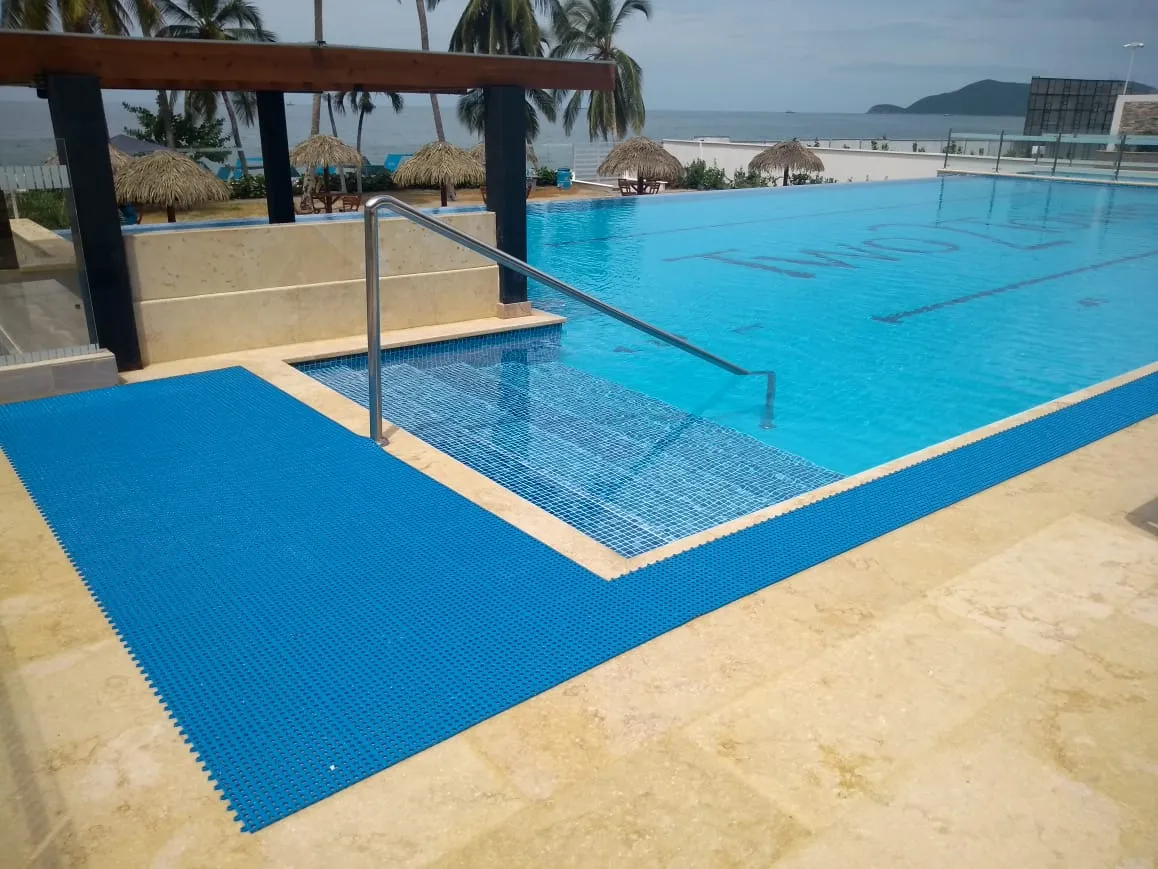 No more slips around the pool.